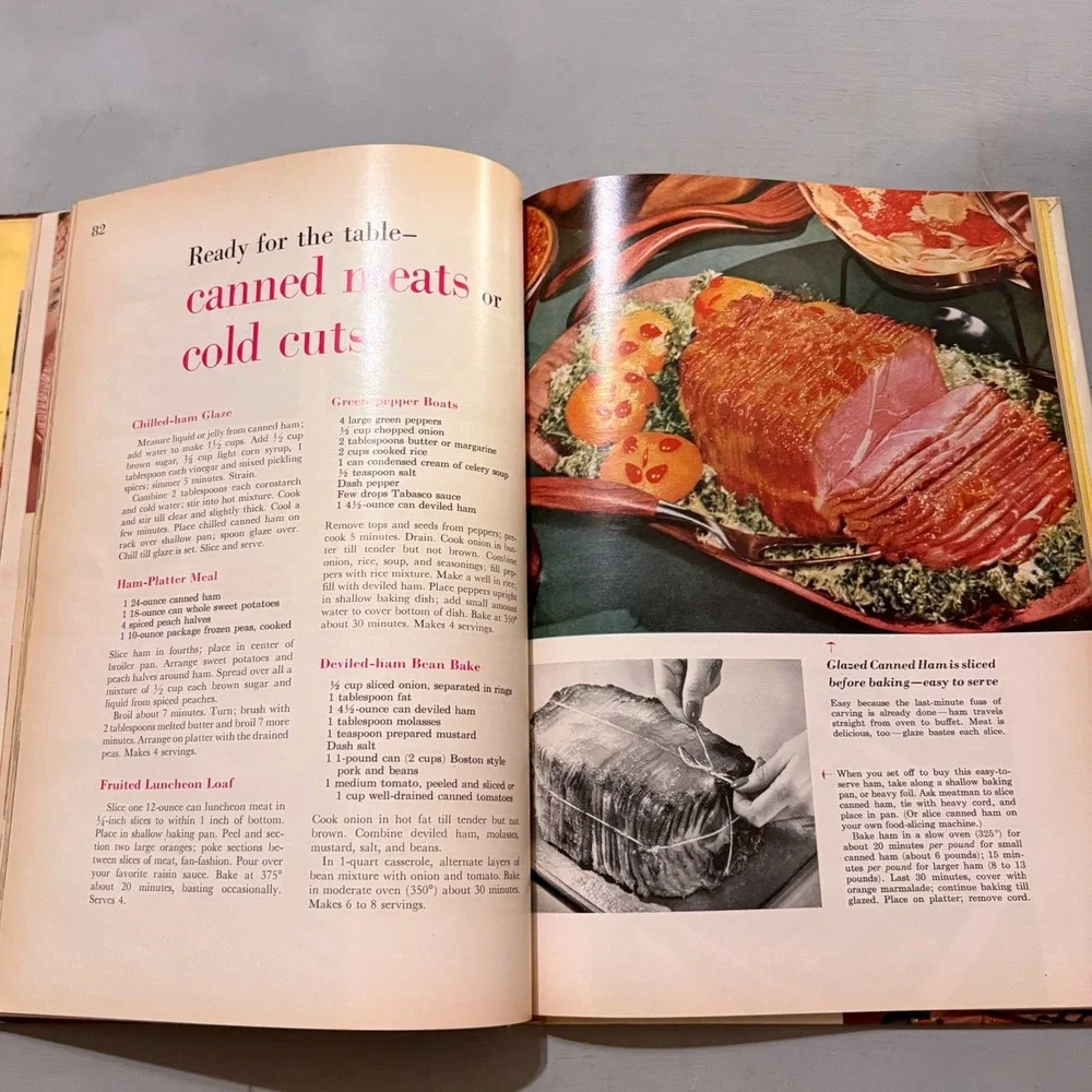 Vtg 1965 Better Homes Gardens Meat CookBook Retro MCM Kitchen Kitsch Cottagecore